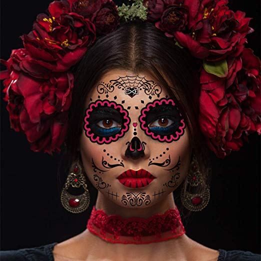 20 DIY Sugar Skull Makeup Ideas Dia de Los Muertos