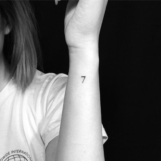 21 Number Tattoos That Honour Special Dates and Lucky Digits