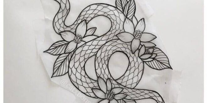 21 Realistic Snake Tattoo Drawing Ideas