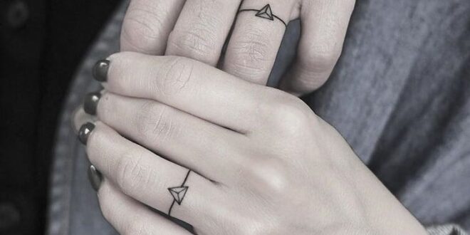 26 Sweet Wedding Ring Tattoo Ideas