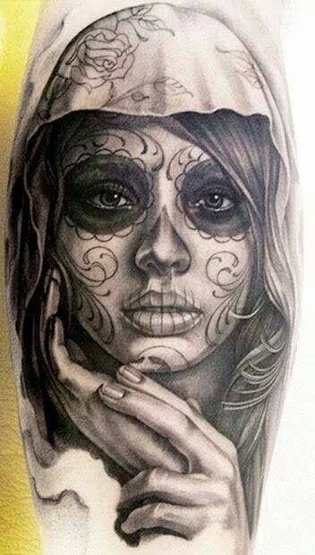 41 Amazing Sugar Skull Tattoos To Celebrate Día De Los Muertos