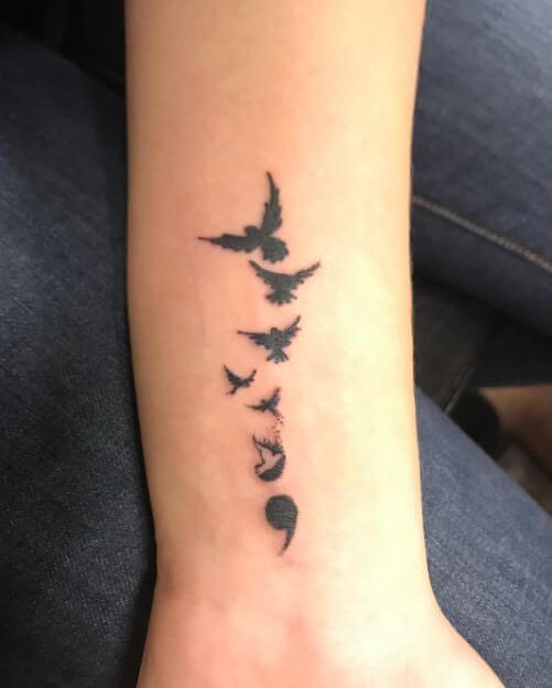 50+ Unique Semicolon Tattoo Ideas with Meaning (2020)