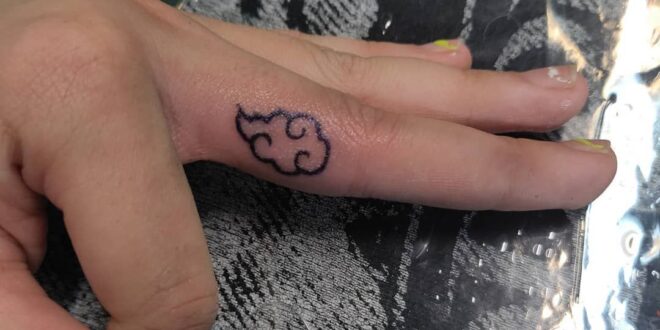 Adrian 'Crybaby' Ritchey on Instagram: “A cute little #naruto cloud tattoo  #tattooartist #denvertattooartist #fingertattoo #narutotattoo #smalltattoo #cutetattoo #linetattoo…”