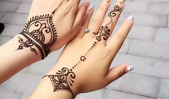 Easy Mehndi Design Images and Photos