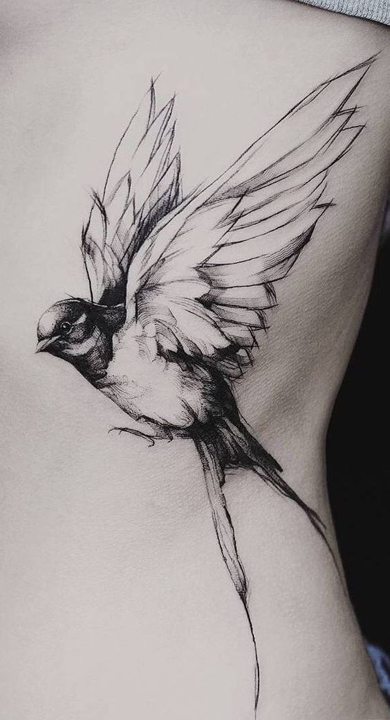 Le plus à jour   Aucun coût  Oiseau tatouage Idées,Idées de tatouage Femme Images uniques 31+...
