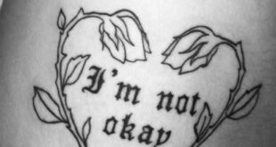 My chemical romance ‘I’m not okay’ heart tattoo