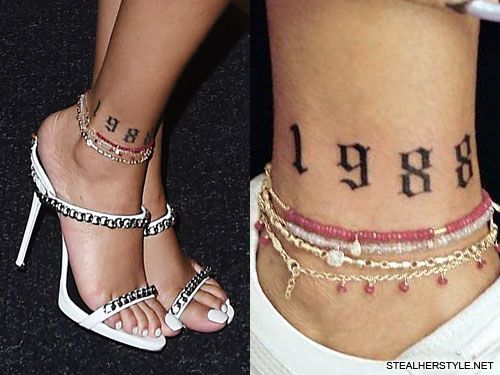 Rihanna's Tattoos & Meanings | Steal Her Style