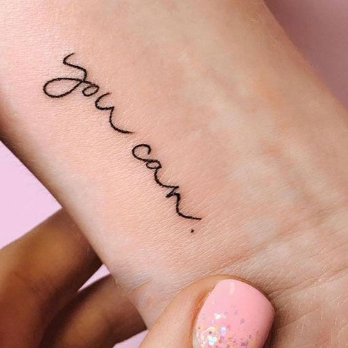 Simple Meaningful Wrist Tattoos For Women