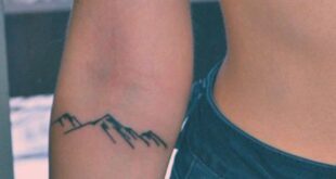 Small Mountain Inner Forearm Tattoo Ideas for Women - ideas pequeñas del tatuaj...