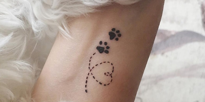 The 80+ Cutest Paw Print Tattoos Ever