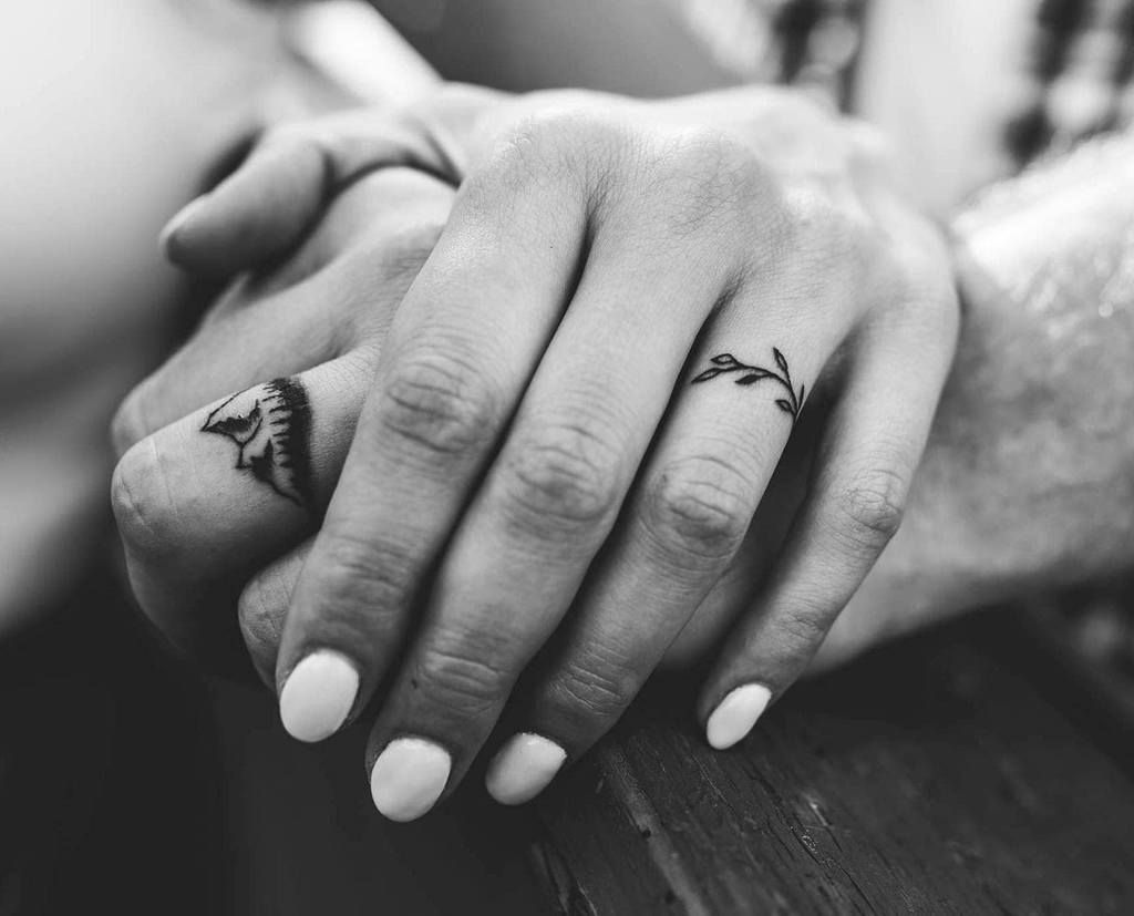 Top 59 Best Wedding Ring Tattoo Ideas - [2020 Inspiration Guide]