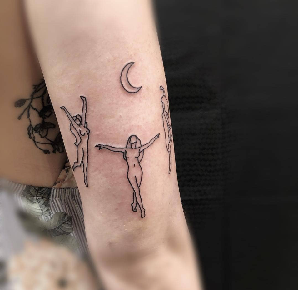Witch Tattoo Designs For Women Unafraid To Embrace Their Dark Side  - Design