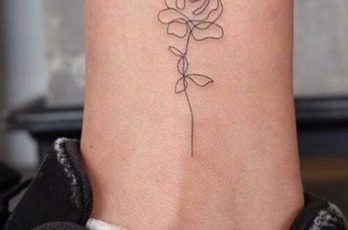 tattoo ideas female small simple rose